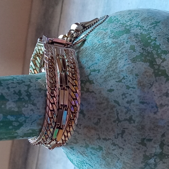 Monet Gold Tone Bracelet - Picture 3 of 8